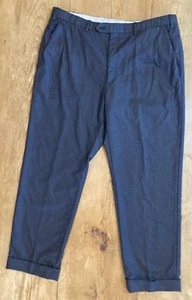 Brioni Theta Pant Adult 54R Black Ofiice Formal Wedding Trouser Mens 54R - Picture 1 of 13