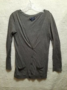 American Eagle Outfitters Damen Strickjacke Pullover grau Taschen Gr. XSmall :) - Bild 1 von 6