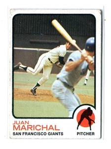 1973 Topps Juan Marichal #480 Salón de San Juan Marichal #480 de la corte de ciencia ficción (ver escaneos para ver estado) c - Imagen 1 de 2