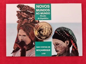 AGE OF DISCOVERIES / 1998 PORTUGAL 200 ESCUDO COPPER-NICKEL GOLD PLATED - Picture 1 of 2