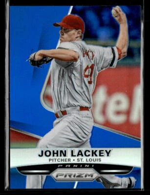 2015 Panini Prizm #87 John Lackey Blue Prizm Near Mint - Image 1 of 2