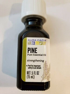 Aura Cacia Pine Essential Oil  .5 fl oz (15 mL)  ENLIVENING - Image 1 of 3