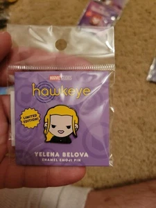 100% SOFT x MARVEL limited edition pin Yelena Belova Enamel Hawkeye Black Widow - Picture 1 of 2
