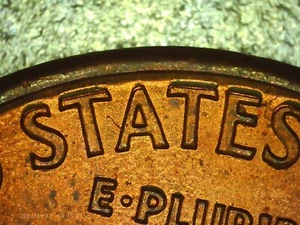 1992 Penny Double Die reverse Error ddr - Picture 1 of 11