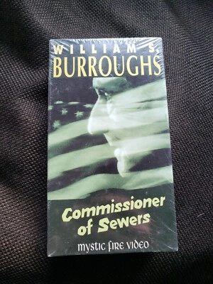 William S. Burroughs - Commissioner Of Sewers - Mystic Fire Video VHS 1991 - NEW - Image 1 of 3