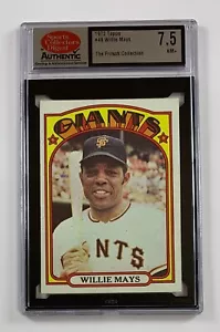 1972 Topps Baseball #49 Willie Mays SCD 7.5 NM+ Graded Card GC9-1015 - Picture 1 of 2
