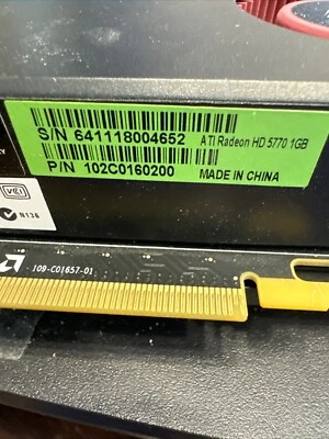 Apple ATI Radeon HD 5870 1GB Graphics Card Mac Pro - Image 1 of 4