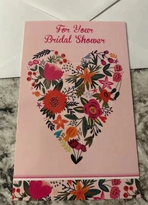 Tarjeta de felicitación Stockwell For Your Bridal Shower Happiness Joy 5”x7,75” - Imagen 1 de 11