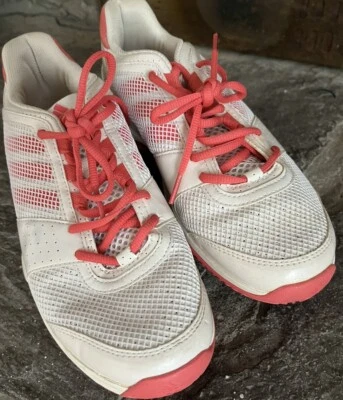 Adidas Barricade Team 3 Tenis Mujer Zapatos Talla 7.5 Calle Blanco Naranja Foto 1 de 4