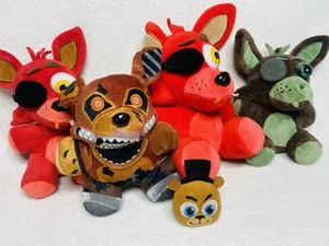 Funko FNAF Five Nights at Freddy’s Foxy Plush Lot Twisted Foxy Phantom Foxy - Picture 1 of 8