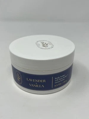 Bath and Body Works Lavender + Vanilla Body Butter Shea + Cocoa Butter 6.5oz New - Image 1 of 4