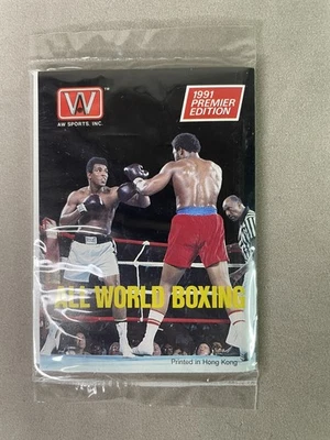 1991 All World Boxing Muhammad Ali Sealed, New, Premier Edition, AW Sports - Image 1 of 2