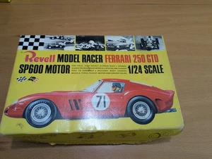 1960'S REVELL MODEL RACER FERRARI 250 GTO SP600 MOTOR RED 1: 24 SLOT USED BOXED - Picture 1 of 6