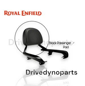 Royal Enfield black passenger backrest pad for meteor 350 (KXA00088) - Picture 1 of 4