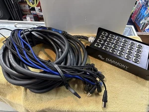 Harmony Audio HA-SB2450 XLR cavo snake 24 canali - 50 piedi (20 inviare 4 resi) - Foto 1 di 12