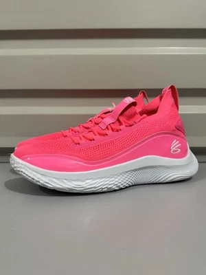 Zapatos de baloncesto Under Armour Curry 8 NM 'Team Pink' blancos 3024785-606 para hombre talla 14 Foto 1 de 4