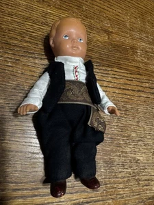German Small Vintage Plastic Antique Doll 6" - Picture 1 of 4