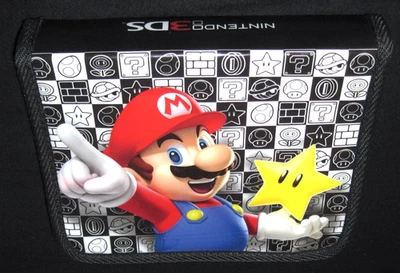 Official Nintendo 3DS DS Carrying Case - Super Mario - Checkered - Image 1 of 4
