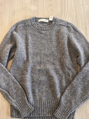 Suéter Pullover de Colección Islas del Norte Lana Shetland Cuello Redondo Madera a la deriva Talla S Foto 1 de 4