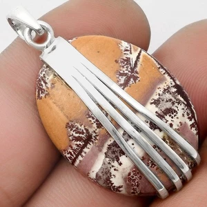 Natural Sonora Dendritic 925 Sterling Silver Pendant Jewelry P-1302 - Picture 1 of 5