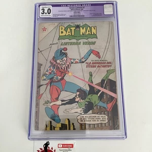 1962 Español Batman #128 CGC 3.0 Novaro México Toppop DC Comics Linterna Verde #1 - Imagen 1 de 7