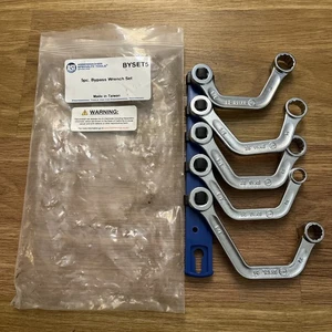Assenmacher Specialty Tools AST 5 Piece Bypass Wrench Set BYSET5 - Picture 1 of 19