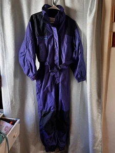 Esquí Columbia vintage, snowboard talla para mujer S. negro y púrpura. Excelente estado - Imagen 1 de 16