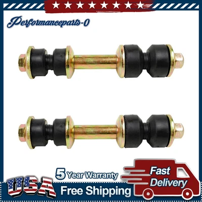 2x Eslabones de barra estabilizadora de suspensión trasera para Buick LeSabre 2000~2005 Foto 1 de 3