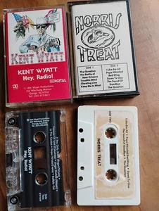 Lot: Norris Treat & Kent Wyatt Vintage Country Music Cassette Tapes Hey Radio  - Picture 1 of 4