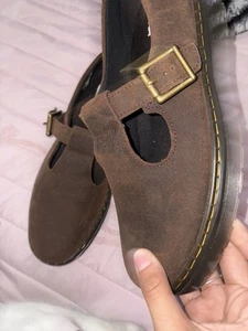 Dr Martens Suede brown Size 10 Women’s Brand New only used to see if size fit. - Picture 1 of 5