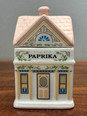 New LENOX VILLAGE SPICE JARS Paprika House  - Single Replacements - 2024 2nd Ed - Image 1 of 4