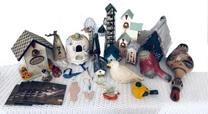 25 pezzi/decorazioni decorazione uccelli e anatra casette uccelli, figure uccellini, sottobicchieri altro - Foto 1 di 13