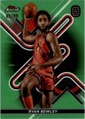 2022-23 Finest Overtime Elite Neon Green Refractors #6 Ryan Bewley /99 - BSK - Image 1 of 2
