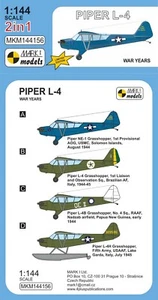 Modelos Mark I 1/144 Piper L-4 'Años de Guerra' - Imagen 1 de 3