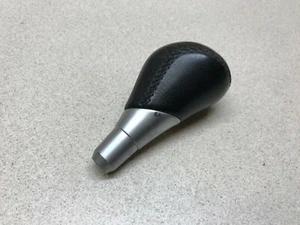 05-08 Acura RL Gear Shift cuero perno de cambio automático oem negro - Imagen 1 de 3