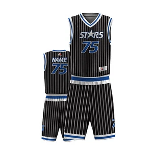 Uniformes de baloncesto deportivo personalizados para hombre y mujer - estrellas - Imagen 1 de 7