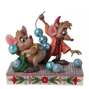 Jim Shore Disney Traditions Cinderella Gus & Jaq Collecting Pearls 6015020 - Picture 1 of 6