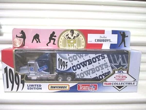 Matchbox Limited Edition 1995 1/80 NFL DALLAS COWBOYS Truck Mint in NearMint Box - Picture 1 of 3