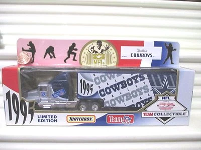 Matchbox Limited Edition 1995 1/80 NFL DALLAS COWBOYS Truck Mint in NearMint Box - Image 1 of 3