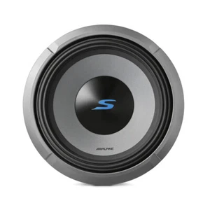 Alpine S2-W10D4, S Series 10" 4 Ohm Dual Voice Coil Subwoofer - 1800W - Picture 1 of 4