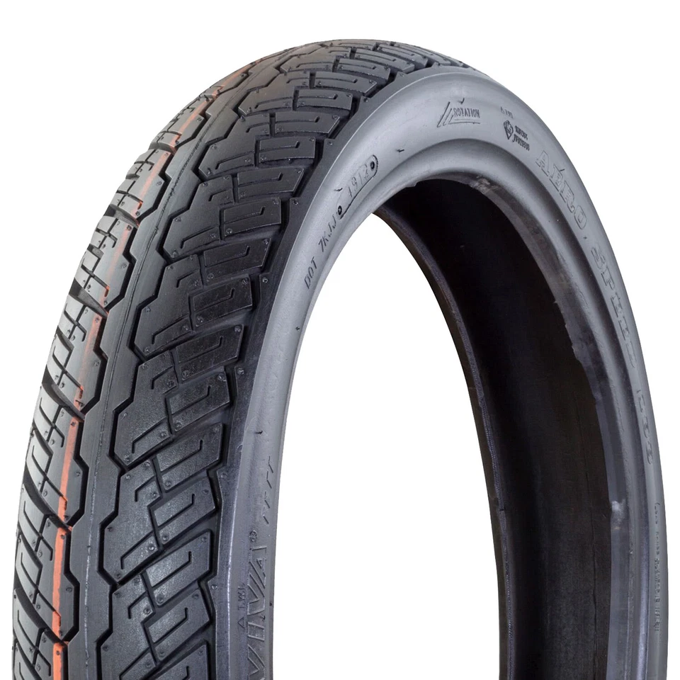 110/80-17 TUBELESS MOTORCYCLE TYRE FRONT OR REAR FITMENT E-MARKED APRILIA - Image 1 of 1