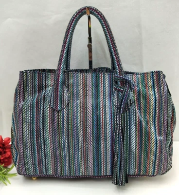 Bolsa de ombro Maurizio Taiuti multicolorida couro pele de cobra estampada - $398 - Imagem 1 de 4