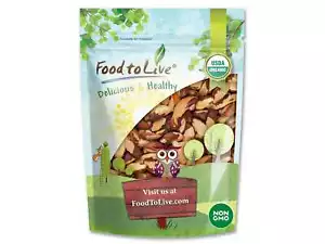 Organic Dry Roasted Brazil Nuts - Non-GMO, Kosher, Vegan - by Food to Live - Picture 1 of 36