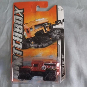 Matchbox 1/64 Diecast #6/10 Red MBX Arctic Frost Fighter - Picture 1 of 2