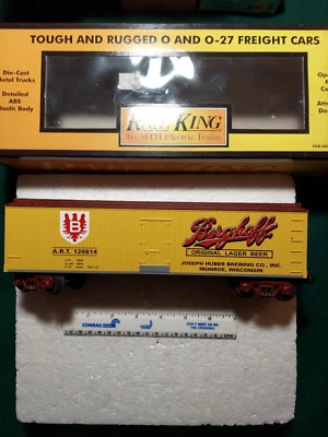 MTH RAIL KING #30-7824 BERGHOFF BEER REEFER - Image 1 of 4
