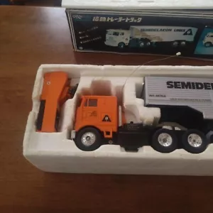 Nikko ferngesteuerter 18 Rad Anhänger LKW Semidelacon Leitungen komplett gebraucht - Bild 1 von 20