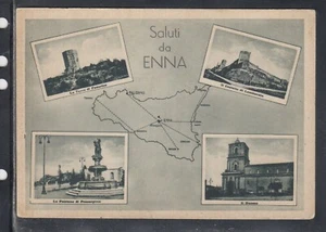 Cartolina Saluti da Enna VEDUTINE UE13 - Picture 1 of 1