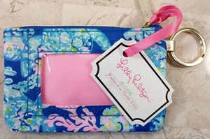 Lilly Pulitzer Key ID CASE Card Coin Featured in TURTLE VILLA New with Tag - Picture 1 of 7