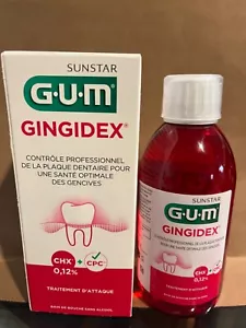 GUM GINGIDEX Short Term Treatment Mouthwash Periodontal - 300ml New Packaging - Picture 1 of 3