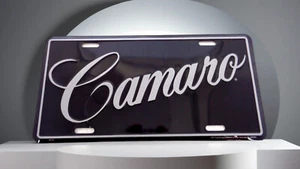 Camaro Aluminum License Plate Sign Decor - Bild 1 von 1